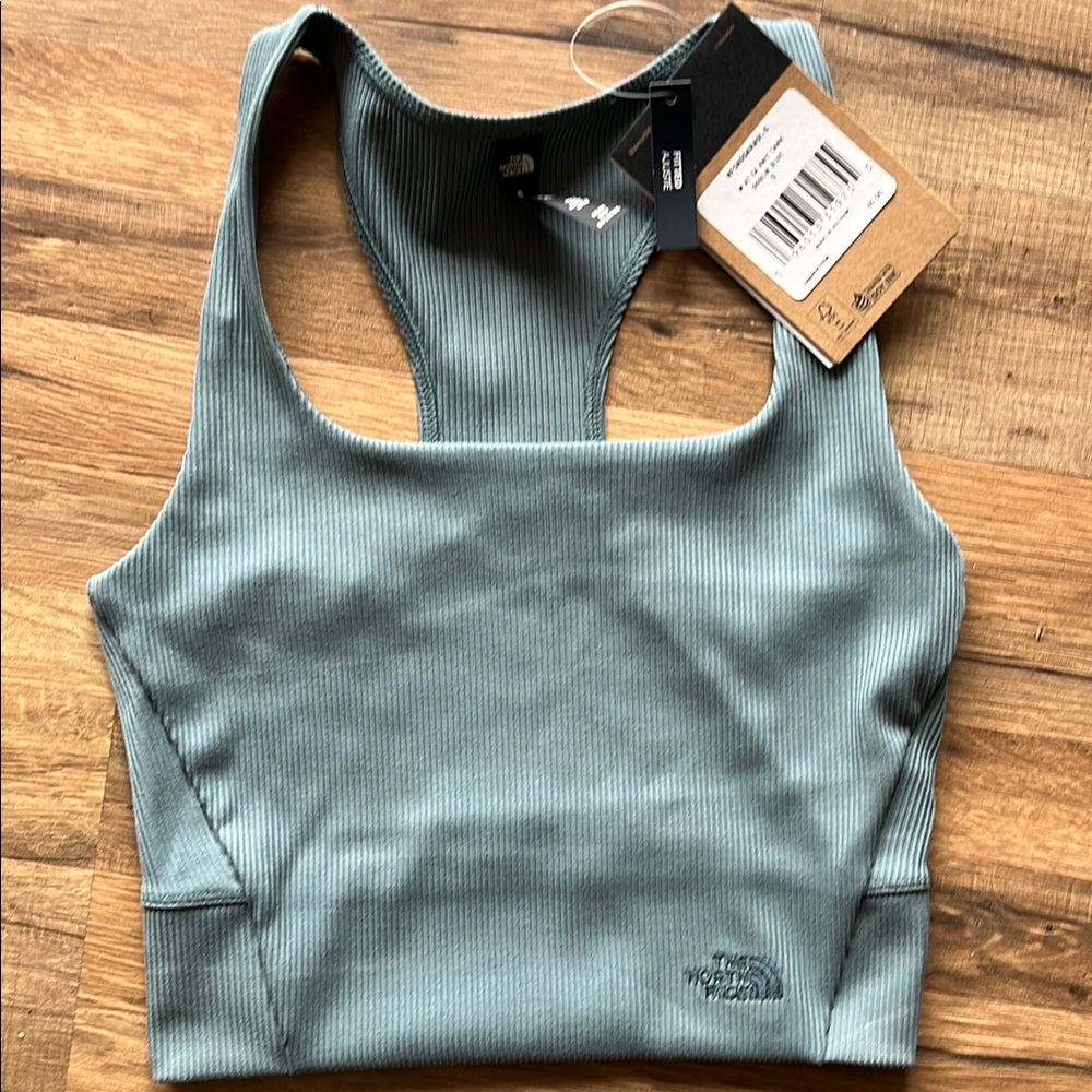 The North Face Sage Green Active Bra